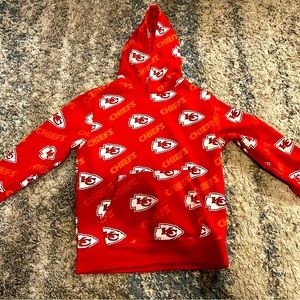 Kansas City Chiefs Youth Hoodie Size 8